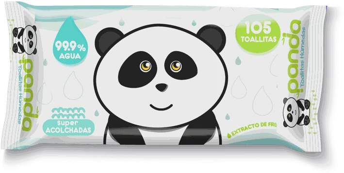 Toallitas húmedas Panda 99% agua x105